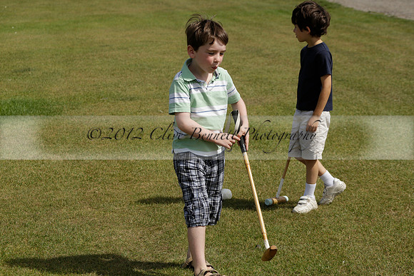 Maiz Dulce (green) v River (blue) in a Uber Polo Midsummer 12 goal polo match on Wednesday 21 August 2013 at Cowdray park Polo Club on Ambersham 2.  www.polopictures.co.uk
