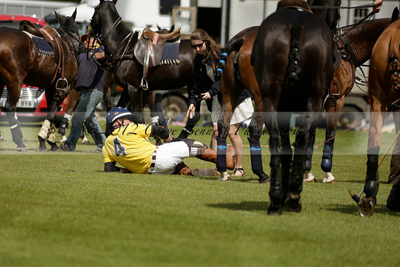 Las Estrellas v Four Quarters Blue in the final of the Jubilee Cup Polo match 2013.06.02