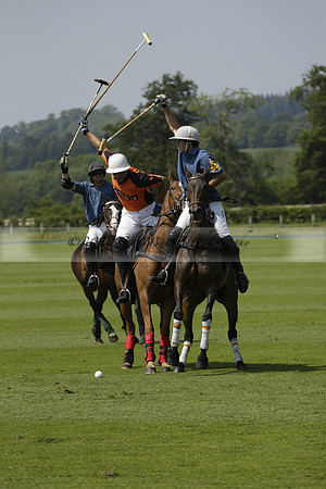 Four Quarters Orange v Montana in a Cicero Cup Polo match 2013.06.06