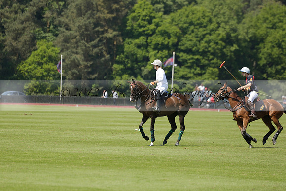 Black Bears v Salkeld in a Cartier Queens Cup polo match 2013.06.05