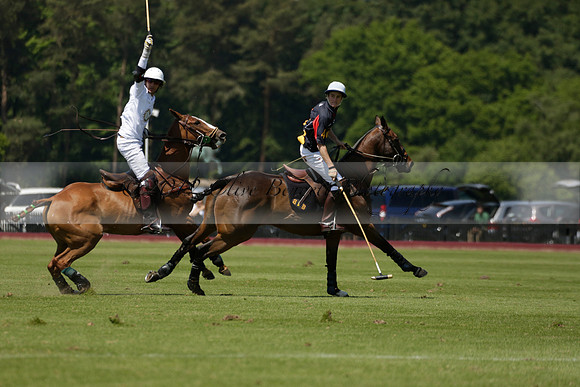 Black Bears v Salkeld in a Cartier Queens Cup polo match 2013.06.05