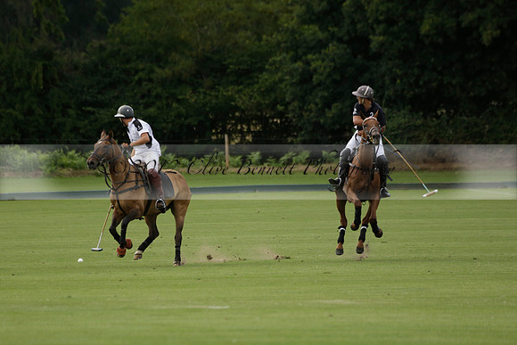 Beau Design v Boscom in an August Rother Cup 4 goal polo match at Cowdray Park Polo Club on Wednesday 07 August 2013