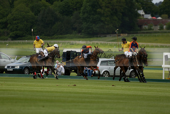 Las Estrellas v Four Quarters Blue in the final of the Jubilee Cup Polo match 2013.06.02