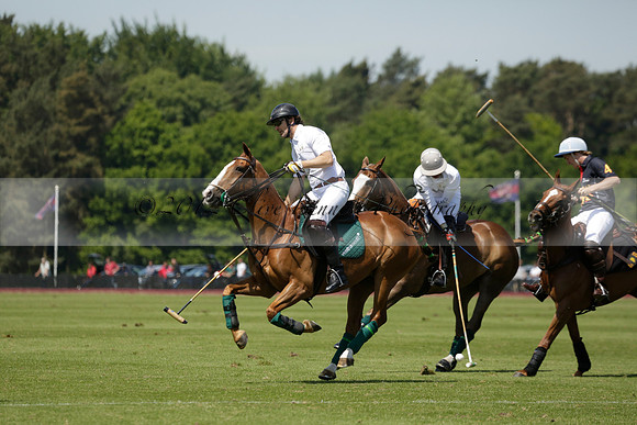 Black Bears v Salkeld in a Cartier Queens Cup polo match 2013.06.05