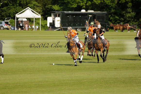 Shoreline v Cowdray Vikings in a Easebourne Cup Semi-final Polo match 2013.06.07