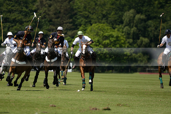 Black Bears v Salkeld in a Cartier Queens Cup polo match 2013.06.05
