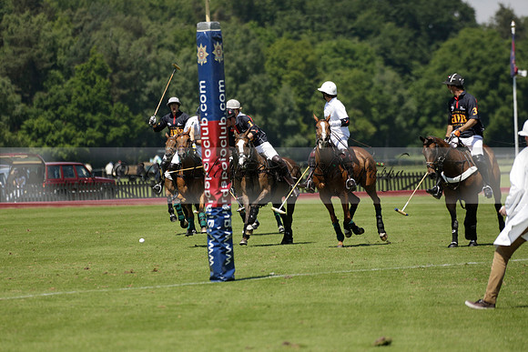 Black Bears v Salkeld in a Cartier Queens Cup polo match 2013.06.05