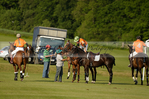 Shoreline v Cowdray Vikings in a Easebourne Cup Semi-final Polo match 2013.06.07