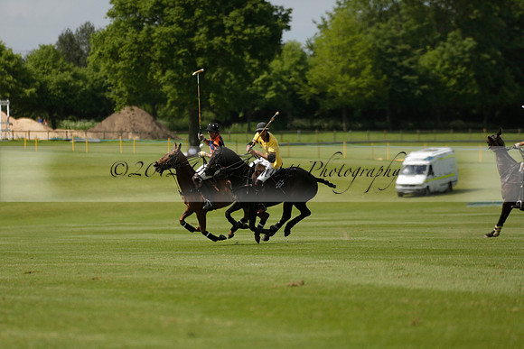 Las Estrellas v Four Quarters Blue in the final of the Jubilee Cup Polo match 2013.06.02