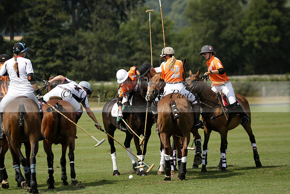 Cowdray Vikings v Enigma in a Bloom British Ladies Open Championship Polo match 2013.07.17