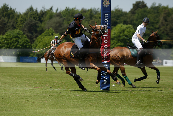 Black Bears v Salkeld in a Cartier Queens Cup polo match 2013.06.05