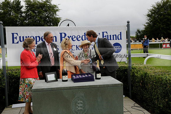 Race 6 Goodwood The British Stallion Studs Turf Club E.B.F. Fillies Stakes. 20130731. Race winner Ribbons owner Elite Racing Club