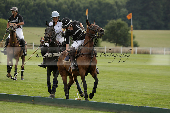 Beau Design v Boscom in an August Rother Cup 4 goal polo match at Cowdray Park Polo Club on Wednesday 07 August 2013