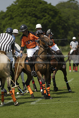 Four Quarters Orange v Montana in a Cicero Cup Polo match 2013.06.06