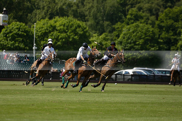 Black Bears v Salkeld in a Cartier Queens Cup polo match 2013.06.05
