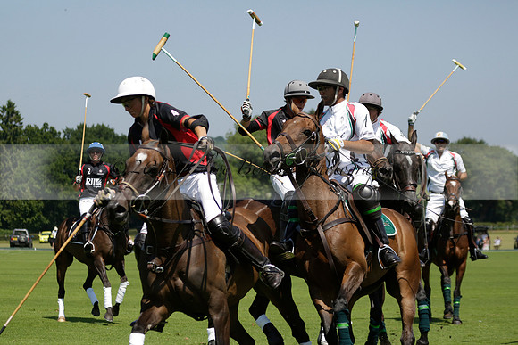 Enigma v Dubai in a Veuve Clicquot Gold Cup Polo Match 2013.07.08
