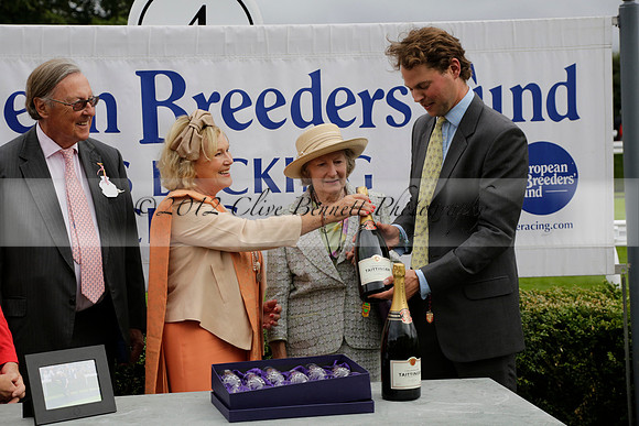 Race 6 Goodwood The British Stallion Studs Turf Club E.B.F. Fillies Stakes. 20130731. Race winner Ribbons owner Elite Racing Club