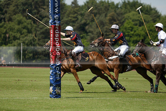 Black Bears v Salkeld in a Cartier Queens Cup polo match 2013.06.05