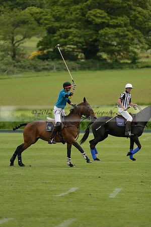 Pluma Negra v Turquoise in the Jubilee Cup Subsidiary Final Polo match 2013.06.02