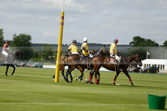 Las Estrellas v Four Quarters Blue in the final of the Jubilee Cup Polo match 2013.06.02