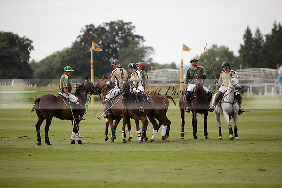 Maiz Dulce v Combe in a Brecknock Cup polo match played on Ambersham 2 at Cowdray Park Polo Club on Friday 17 August 2012