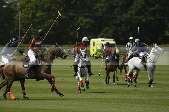 Four Quarters Orange v Montana in a Cicero Cup Polo match 2013.06.06