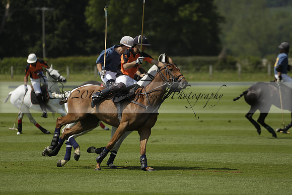 Four Quarters Orange v Montana in a Cicero Cup Polo match 2013.06.06