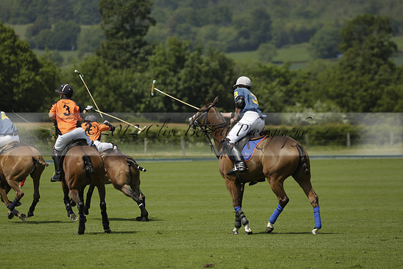 Four Quarters Orange v Montana in a Cicero Cup Polo match 2013.06.06