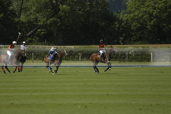 Four Quarters Orange v Montana in a Cicero Cup Polo match 2013.06.06