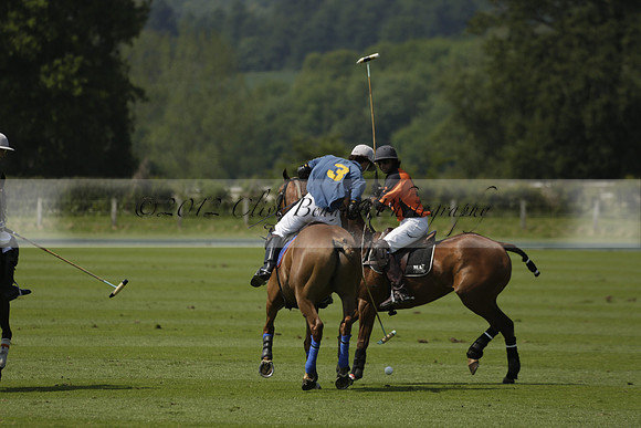 Four Quarters Orange v Montana in a Cicero Cup Polo match 2013.06.06