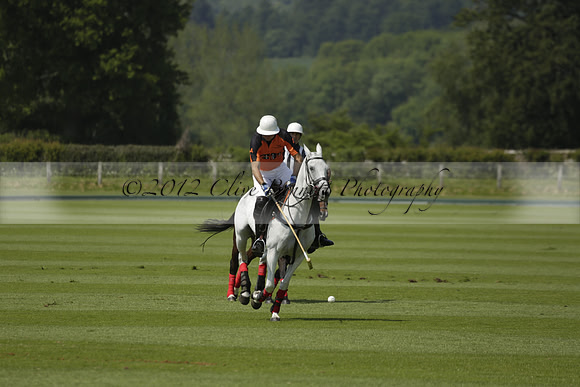 Four Quarters Orange v Montana in a Cicero Cup Polo match 2013.06.06