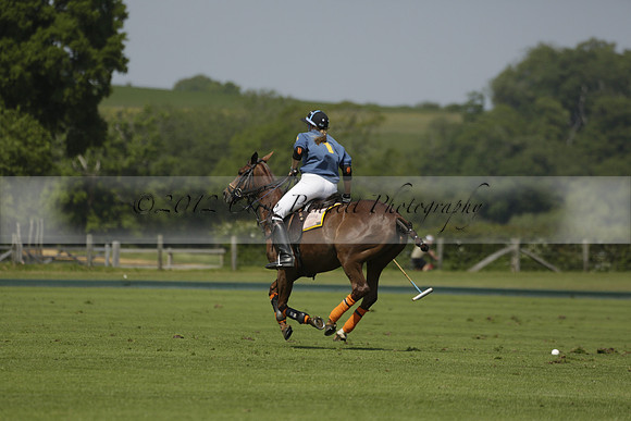 Four Quarters Orange v Montana in a Cicero Cup Polo match 2013.06.06