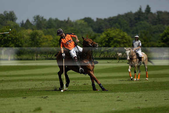 Four Quarters Orange v Montana in a Cicero Cup Polo match 2013.06.06