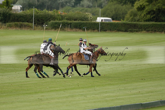 Beau Design v Boscom in an August Rother Cup 4 goal polo match at Cowdray Park Polo Club on Wednesday 07 August 2013