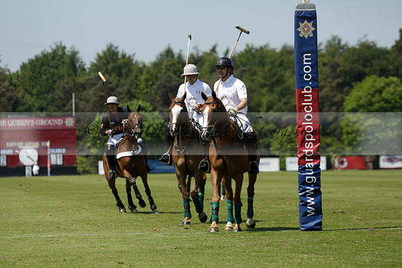Black Bears v Salkeld in a Cartier Queens Cup polo match 2013.06.05