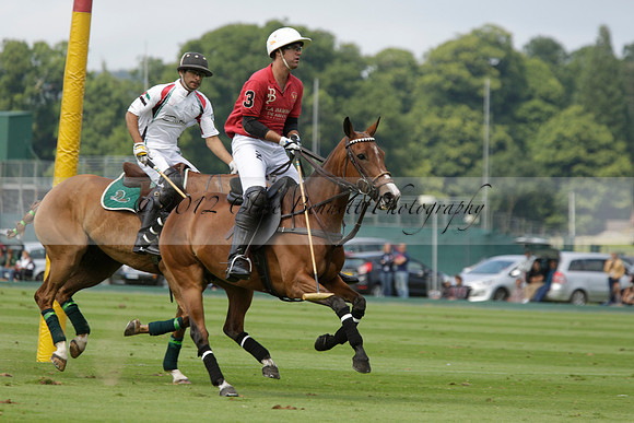Dubai v La Bamba de Areco in a Veuve Clicquot Gold Cup Polo Match 2013.07.04