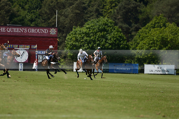 Black Bears v Salkeld in a Cartier Queens Cup polo match 2013.06.05