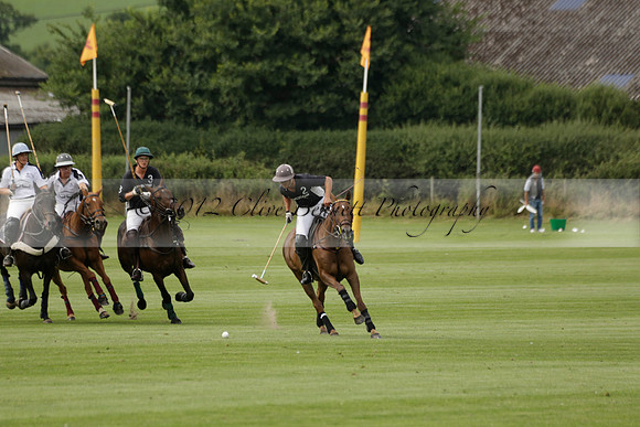 Beau Design v Boscom in an August Rother Cup 4 goal polo match at Cowdray Park Polo Club on Wednesday 07 August 2013