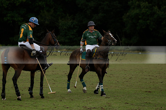 The Blue Jackets Cup polo match played between Maize Dulce (green) vs Home Farm (white) At the New Forest Polo Club on Sunday 18 August 2013