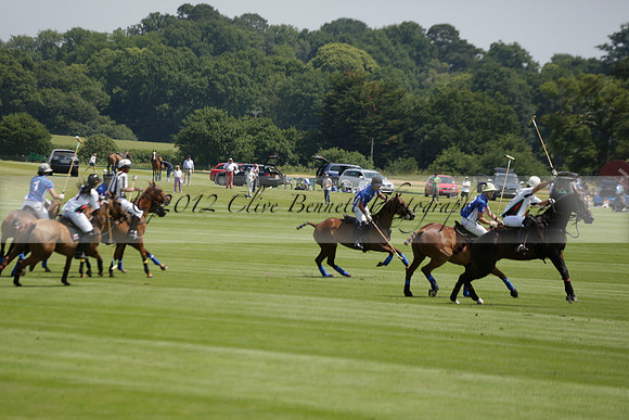 UAE Polo v El Remanso in a Veuve Clicquot Gold Cup Polo Match 2013.07.05
