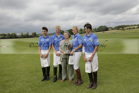 The Colts Cup presentation at Cowdray Park Polo Club on Lawns 2 on Thursday 15 August 2013 2013.08.15