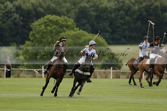 Beau Design v Boscom in an August Rother Cup 4 goal polo match at Cowdray Park Polo Club on Wednesday 07 August 2013