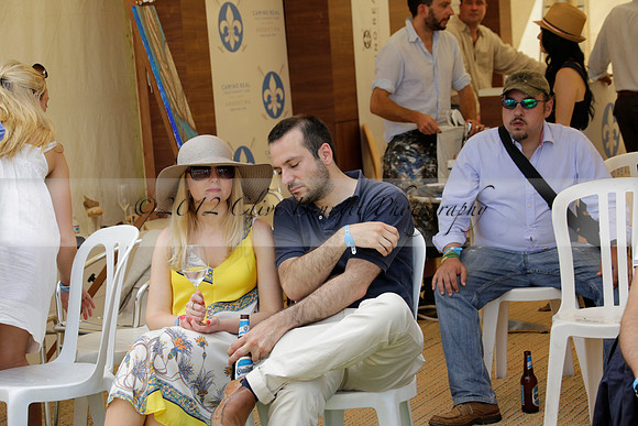Zacara v Les Lions in a Veuve Clicquot Gold Cup Polo Match 2013.07.06