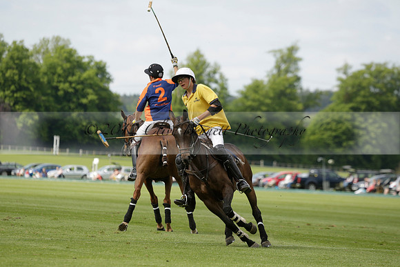 Las Estrellas v Four Quarters Blue in the final of the Jubilee Cup Polo match 2013.06.02