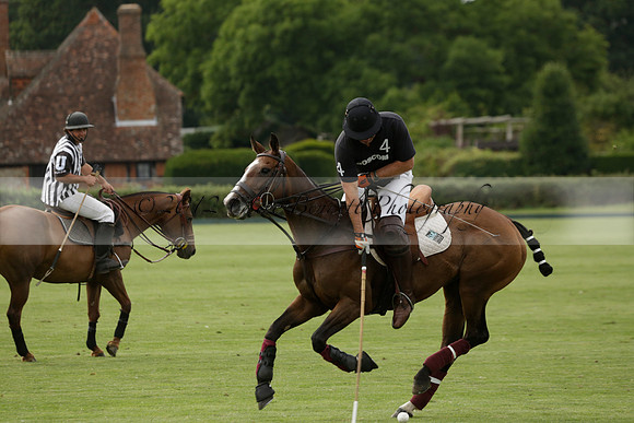 Beau Design v Boscom in an August Rother Cup 4 goal polo match at Cowdray Park Polo Club on Wednesday 07 August 2013