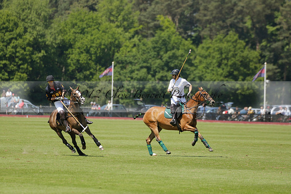 Black Bears v Salkeld in a Cartier Queens Cup polo match 2013.06.05