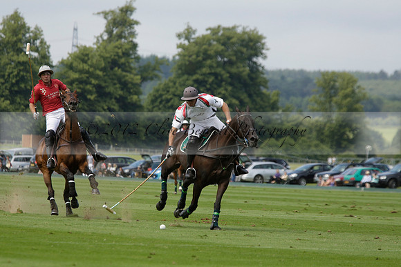 Dubai v La Bamba de Areco in a Veuve Clicquot Gold Cup Polo Match 2013.07.04