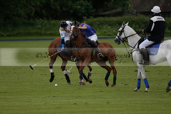 Burningfold v Combe Place in a June 4 Goal Cup polo match 2013.06.11