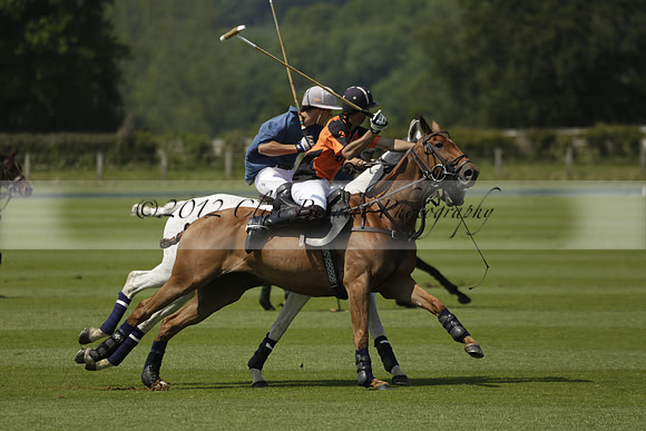 Four Quarters Orange v Montana in a Cicero Cup Polo match 2013.06.06