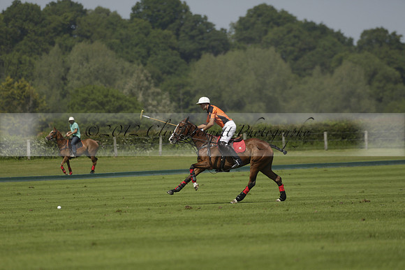 Four Quarters Orange v Montana in a Cicero Cup Polo match 2013.06.06